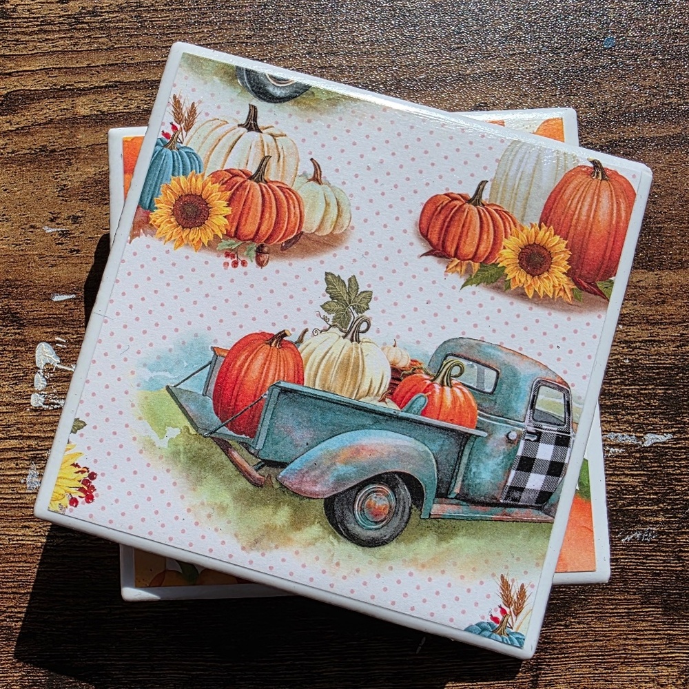 Fall Coasters - Set of 4